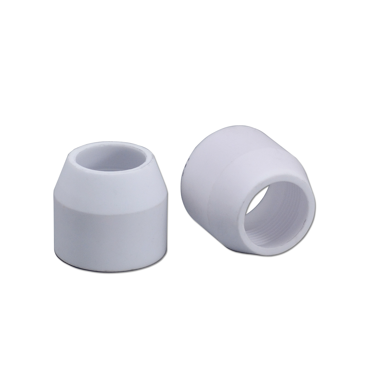 RIVERWELD P-80 Plasma Cutting Torch Consumables Plasma Tip Electrodes kit (Ceramic Cup Silver-Gilt 10pk)