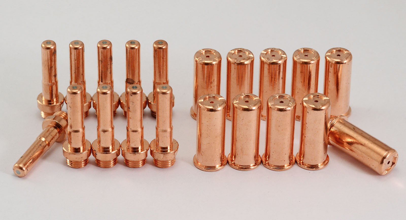 C1403 Plasma Electrode Long & Tip C1395 Cebora P70 & PR0064 CB70 Plasma Cutter Torch 20pcs