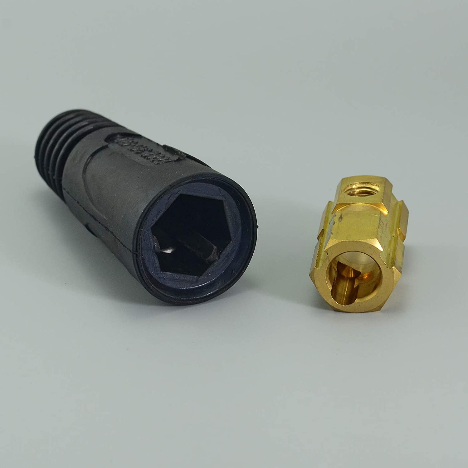 DINSE Welding Cable Joint Quick Connector Female DINSE-Style 200Amp-300Amp 35-50 SQ-MM 2pk