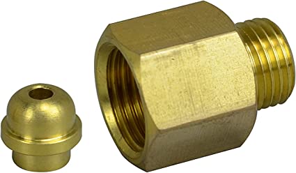 M16 x 1.5 Change 1/4G Connector Fitting for TIG Welding and Plasma Cutter Machine