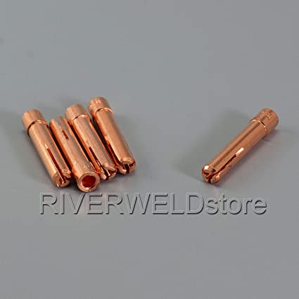 TIG Stubby Collet 10N23S (1.60mm x 29mm) for PTA DB SR WP 17 18 26 TIG Welding Torch 10pk