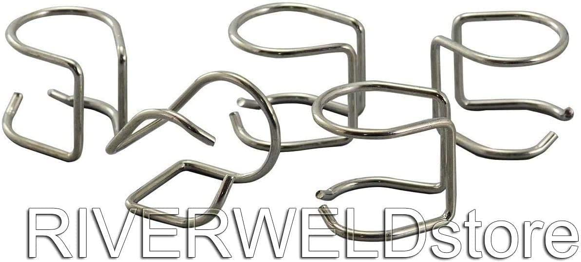 RIVERWELD 31pcs WSD-60P WSD-60 60P Plasma Cutter Torch Pilot ARC starting Spacer Stand Off Guide Consumables Electrodes Tips 1.2mm 60Amp