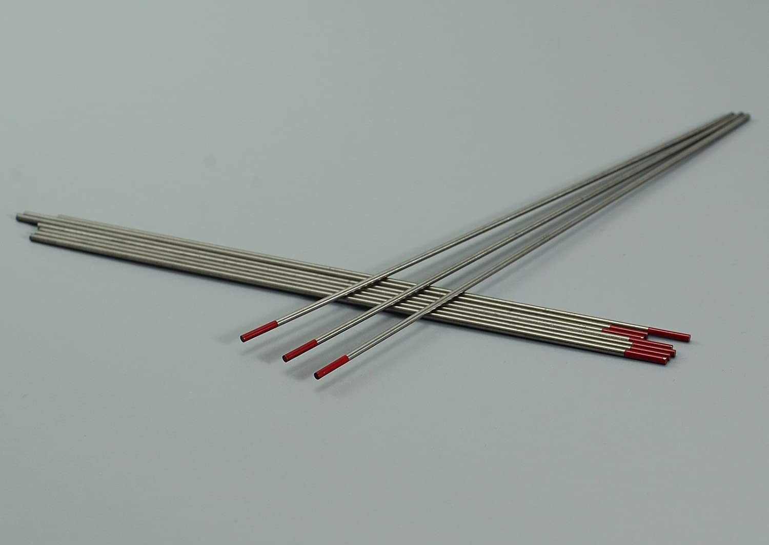 TIG Welding Tungsten Electrode 1/16?? x 6?? 2% Thoriated WT20 Red Tips Pack of 10