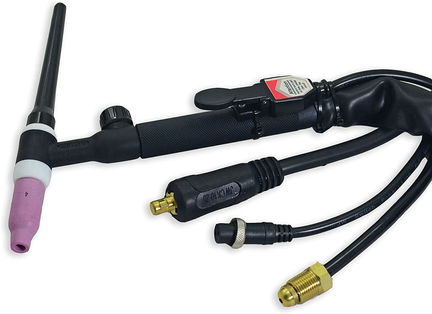 RIVERWELD WP 17 WP-17V TIG Welding Torch Complete Valve Air-Cooled 150Amp 25 Feet 7.6 Meters