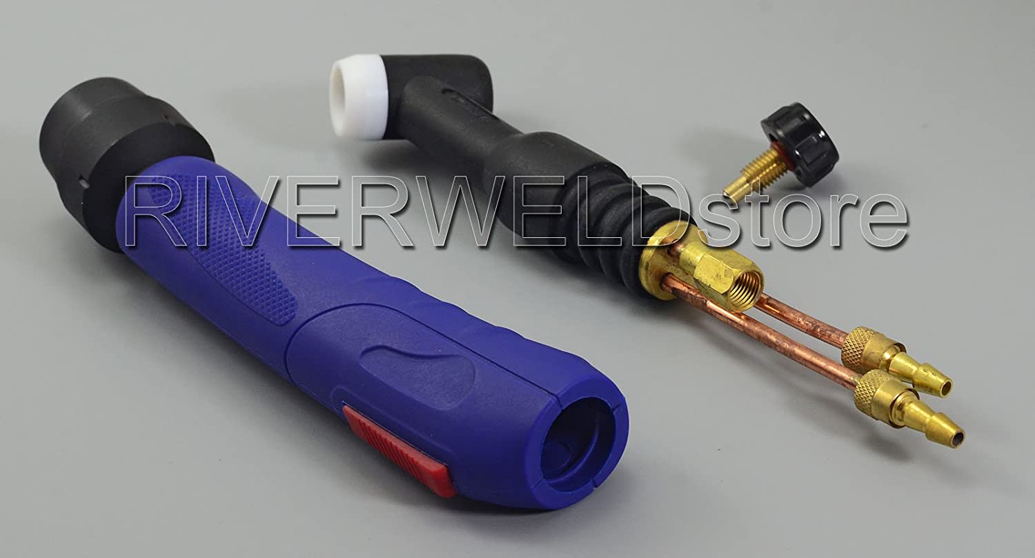 WP-18 SR-18 TIG Welding Torch Head Body 350Amps Water Cooled (18FV Flexible Valve Euro)