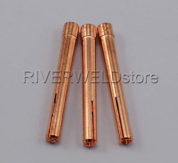 2 Percent Thoriated Tungsten & TIG Gas Lens Collet Kit Fit SR CK WP 17 18 26 TIG Welding Torch 18pcs