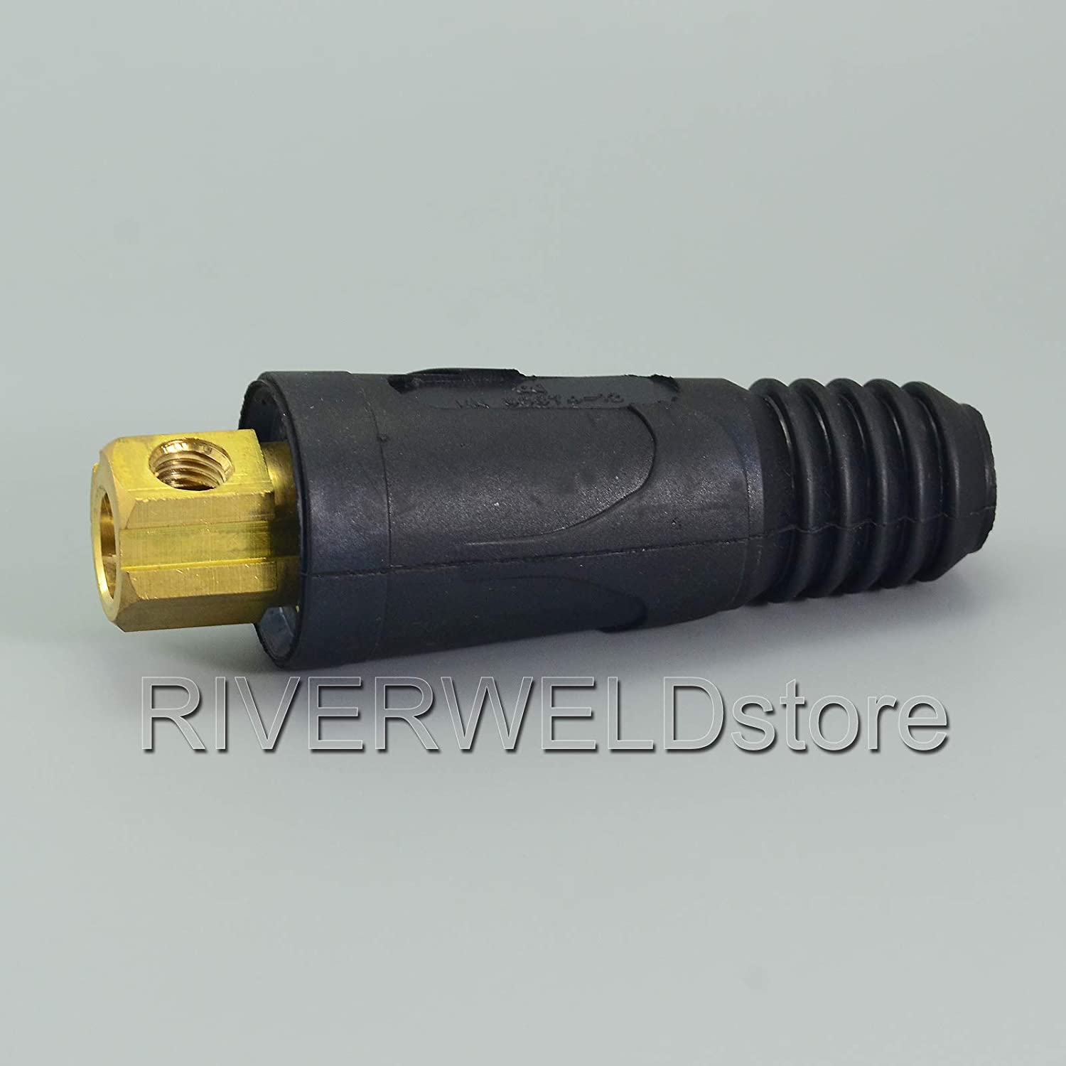 DINSE Welding Cable Joint Quick Connector Female DINSE-Style 200Amp-300Amp 35-50 SQ-MM 2pk