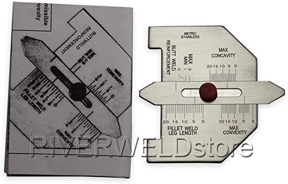 Fillet Weld Butt Weld Automatic Weld Size Welding Gauge Metric Stainless Steel gauge