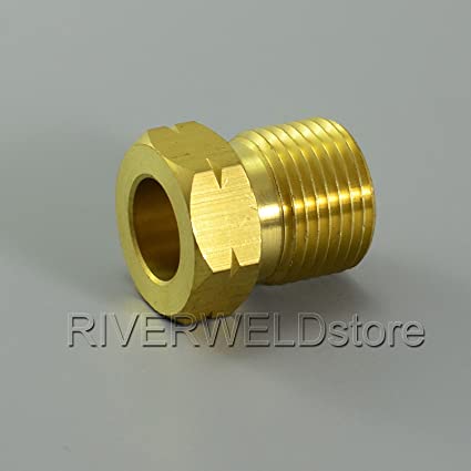 10N18 5/8-18 LH Male Power Cable Water Nut for WP-20 WP-18 WP-24 TIG Welding Torch