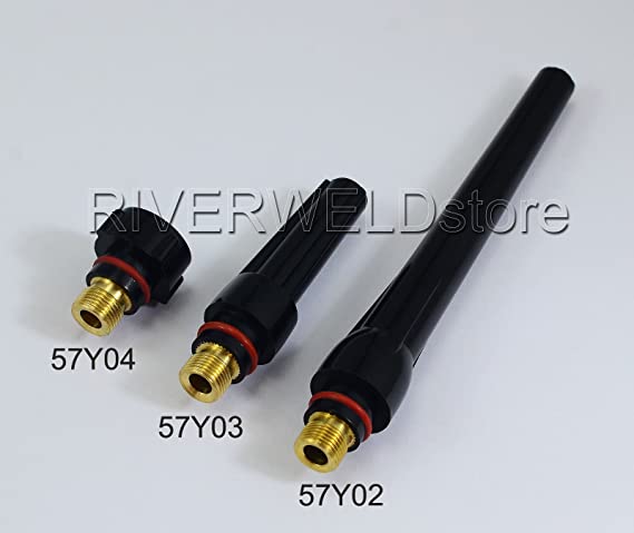 TIG Gas Lens Collets Bodies Lanthanate?d WL20 Sky Blue TIG Welding Tungsten Electrode Kit Fit PTA DB SR WP 17 18 26 TIG Welding Torch 18pcs