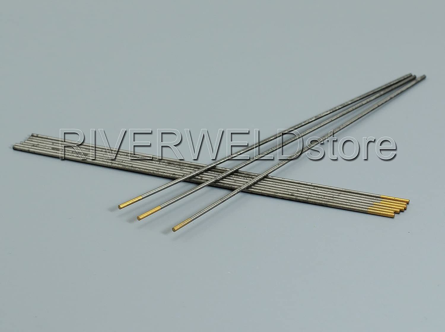 1.5 Percent Lanthanated WL15 Gold TIG Welding Tungsten Electrode 1.6x175mm 10PK)
