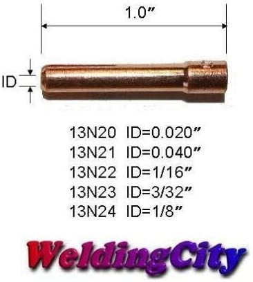 RIVERWELD TIG Gas Lens Collets Bodies Alumina Nozzle Gasket Cup Back Caps Kit Fit PTA DB SR WP 9 20 25 TIG Welding Torch 18pcs