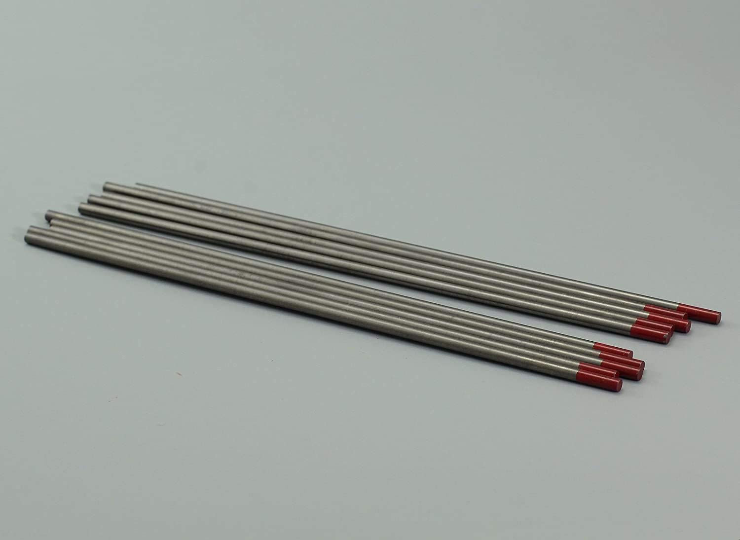 2 Percent Thoriated WT20 Red TIG Welding Tungsten Electrode 3.2X150mm Pack of 10