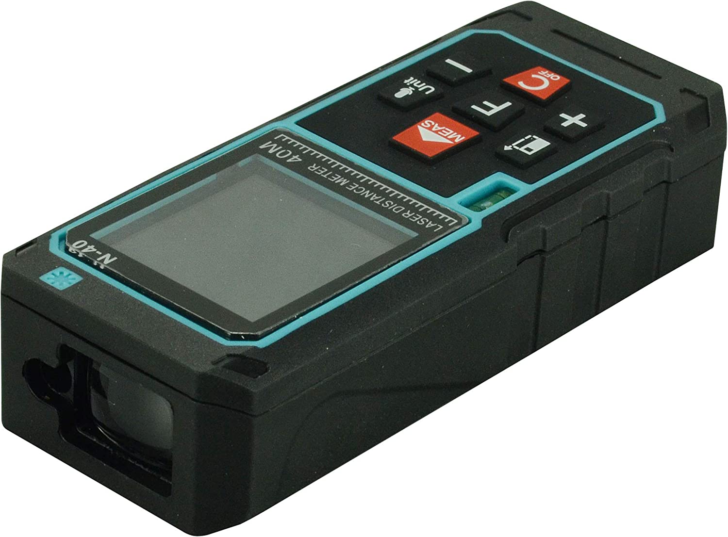 RIVERWELD 131 ft Laser Distance Meter Measure unit selection M/Inch/Feet Laser class II Storage of historical data Pythagorean theorem calculation (131 ft / 40M)