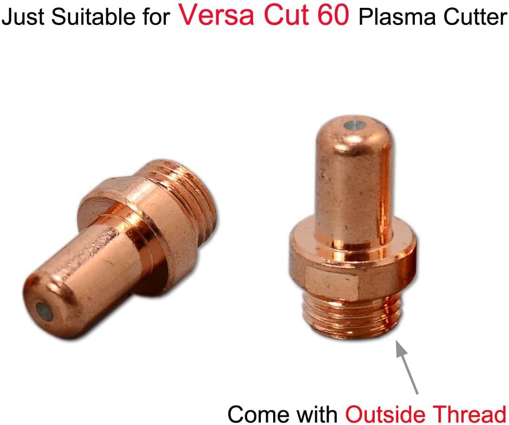 Versa Cut 60A Plasma Electrode 14344 and Pipe Nozzles 12814 1.2mm 60A 20pcs