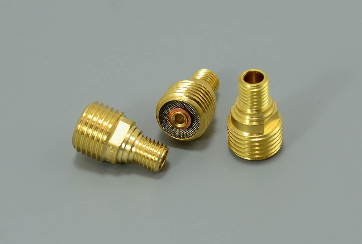 TIG Gas Lens Collet Body 45V44 (3/32" & 2.4mm orifice) Fit SR DB PTA WP 9 20 25 TIG Welding Torch 3pk