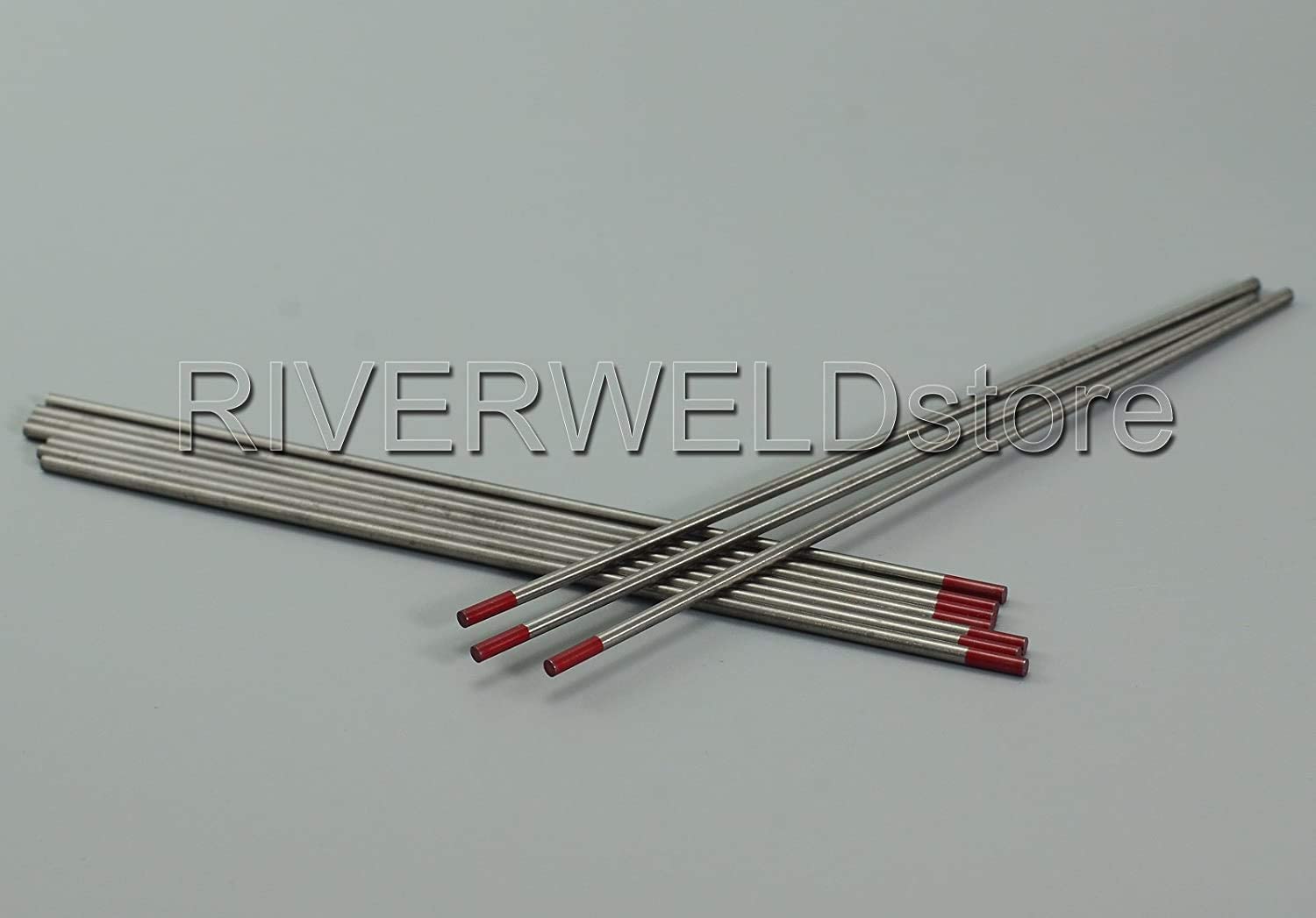 2 Percent Thoriated WT20 Red TIG Welding Tungsten Electrode 2.4mm x 150mm Pack of 10