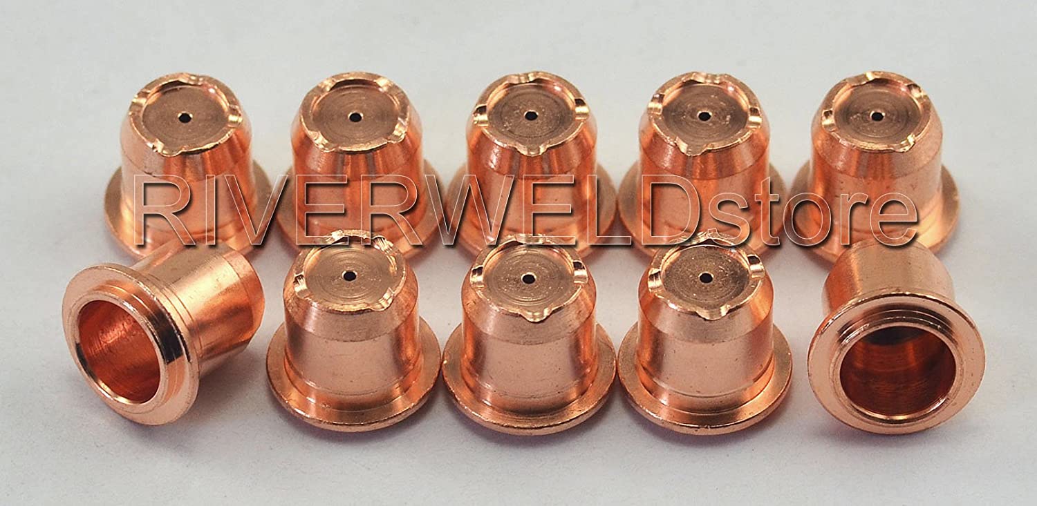 PD0102-10 Plasma Nozzle Tips 40Amp Fit S45 Plasma Cutter Torch 10PK