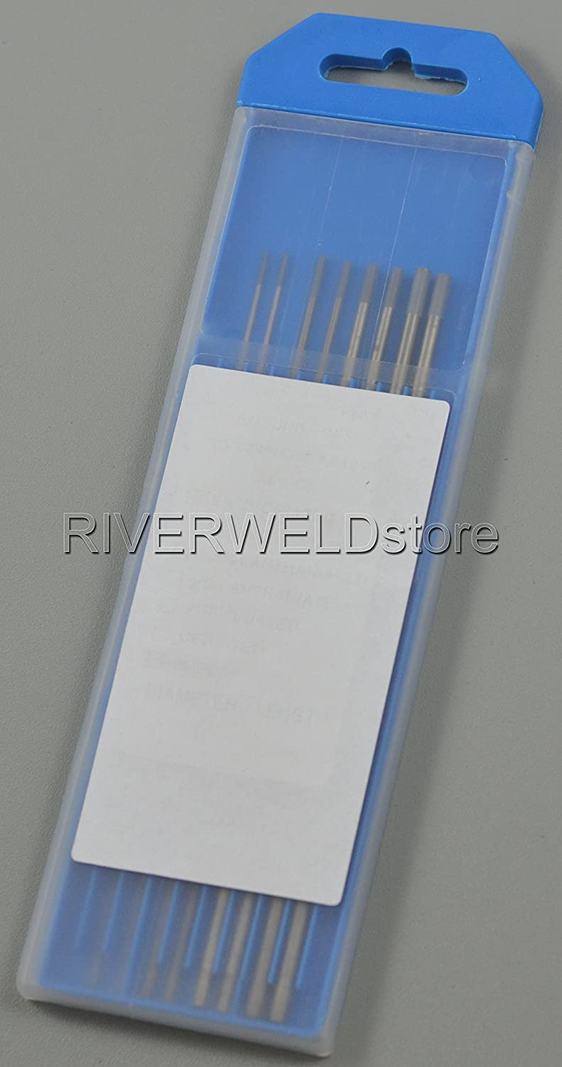 2% Ceriated WC20 Grey TIG Welding Tungsten Electrode (0.40" 1/16" 3/32" 1/8" 8pcs)