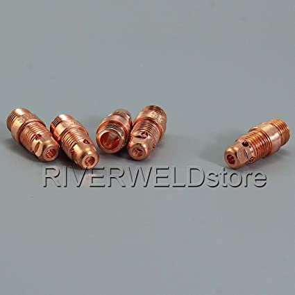 TIG Stubby Collet Body 17CB20 (3.2mm x 25mm) for PTA DB SR WP 17 18 26 TIG Welding Torch 10pk