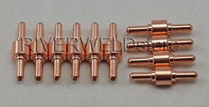 70PCS Plasma Tips Electrodes Fit PT-31 LG-40 Plasma Cutting Torch CUT40 CUT50