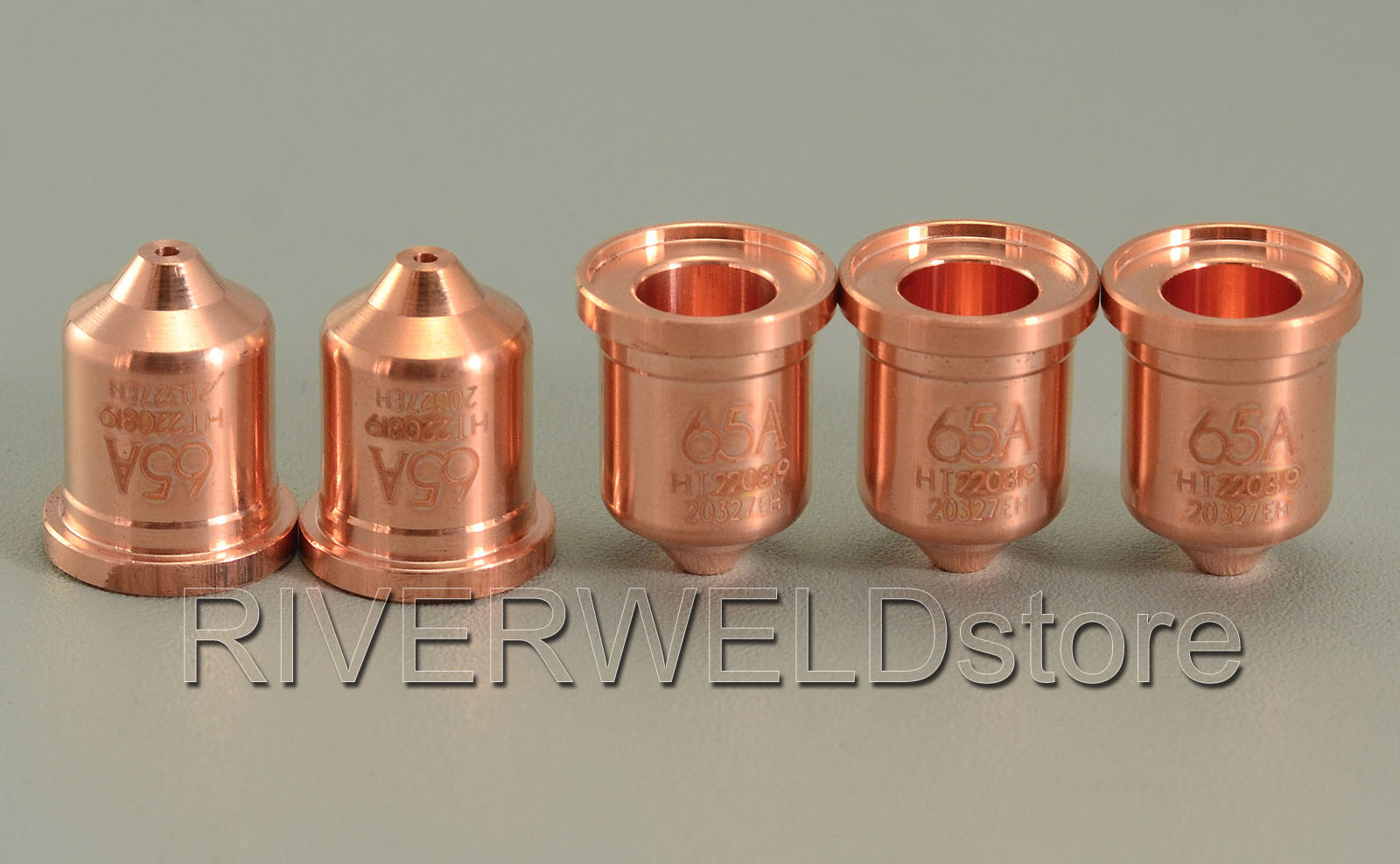 220842 Electrode 220819 Nozzle 65Amp for Powermax 65 & 85 20pk