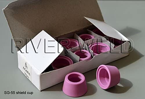 SG-55 AG-60 Shield Cup Shroud 50Amp 60Amp Plasma Cutter Torch Consumables 10pk