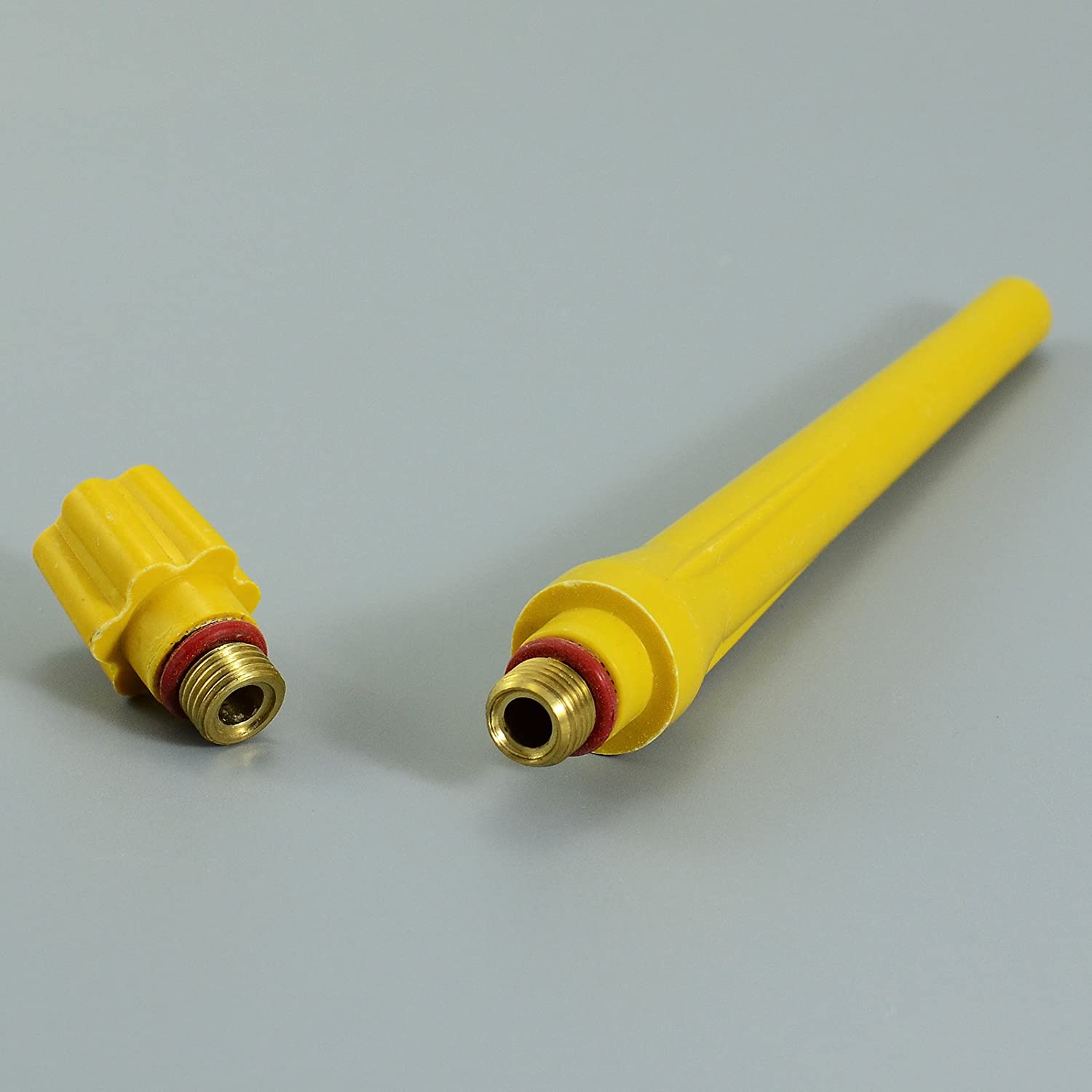 TIG KIT Alumina Nozzle Collet Bodies Back Cap Fit QQ150 QQ150A TIG Welding Torch 9pcs