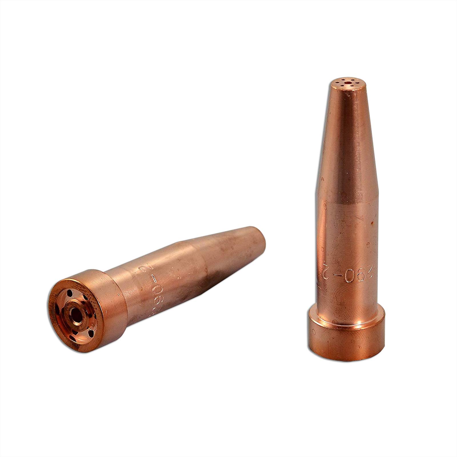 Flame Thrower RIVERWELD Propane Natural Gas Cutting Tips 6290NFF Size 2 & 6290NFF-2 For Harris-Style Oxygen Oxy Oxyfuel Cutter Torch Made Of Copper Pack Of 2 Propane Torch