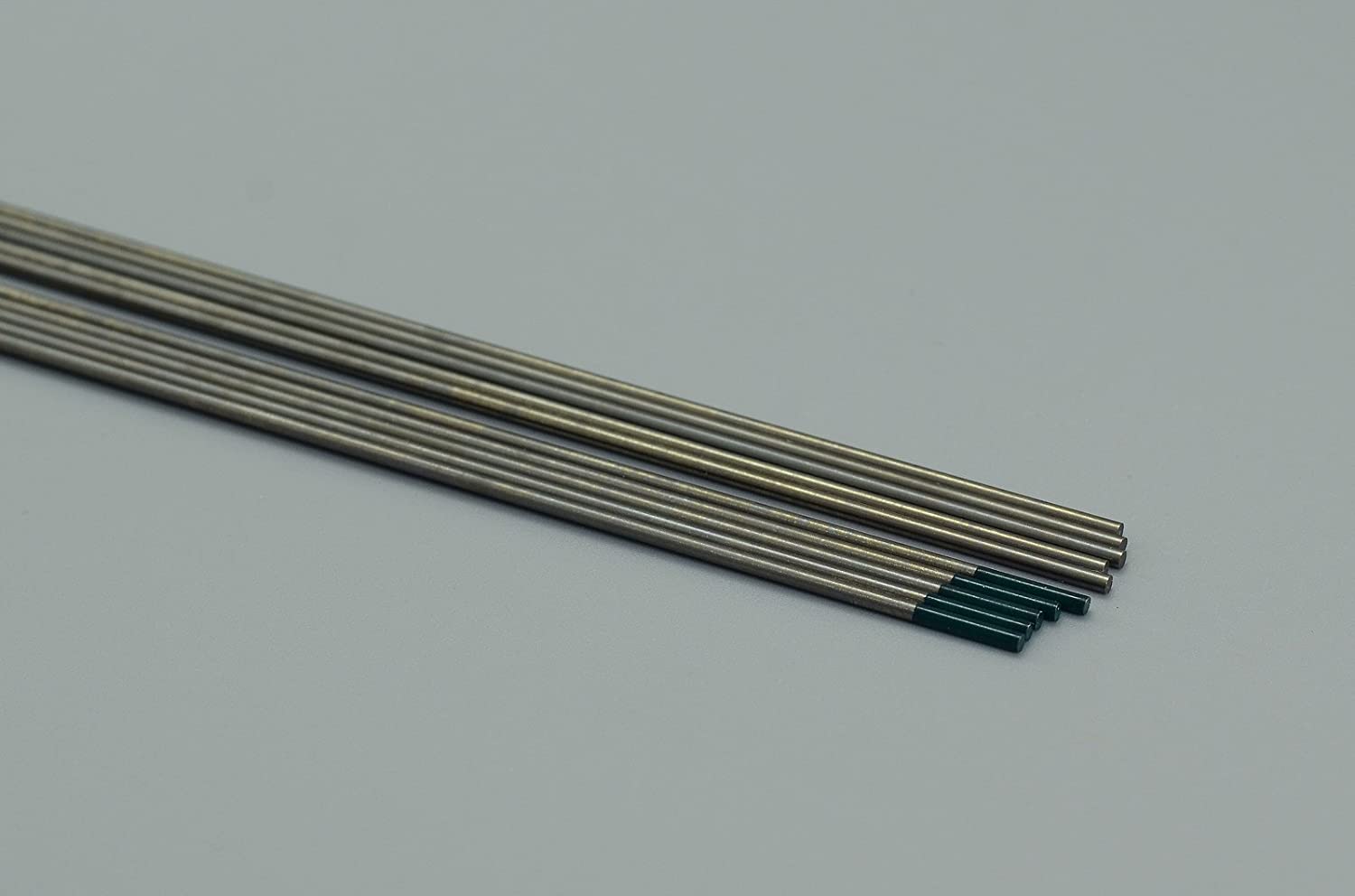 TIG Welding Pure Tungsten Electrode Green Tip WP 1/16"x 6" Pack of 10