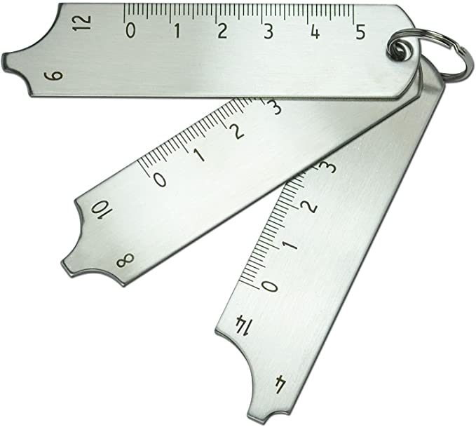 Three-Piece Key Set Inspection Welding Gauge Fit for MIG/TIG/Stick Welding