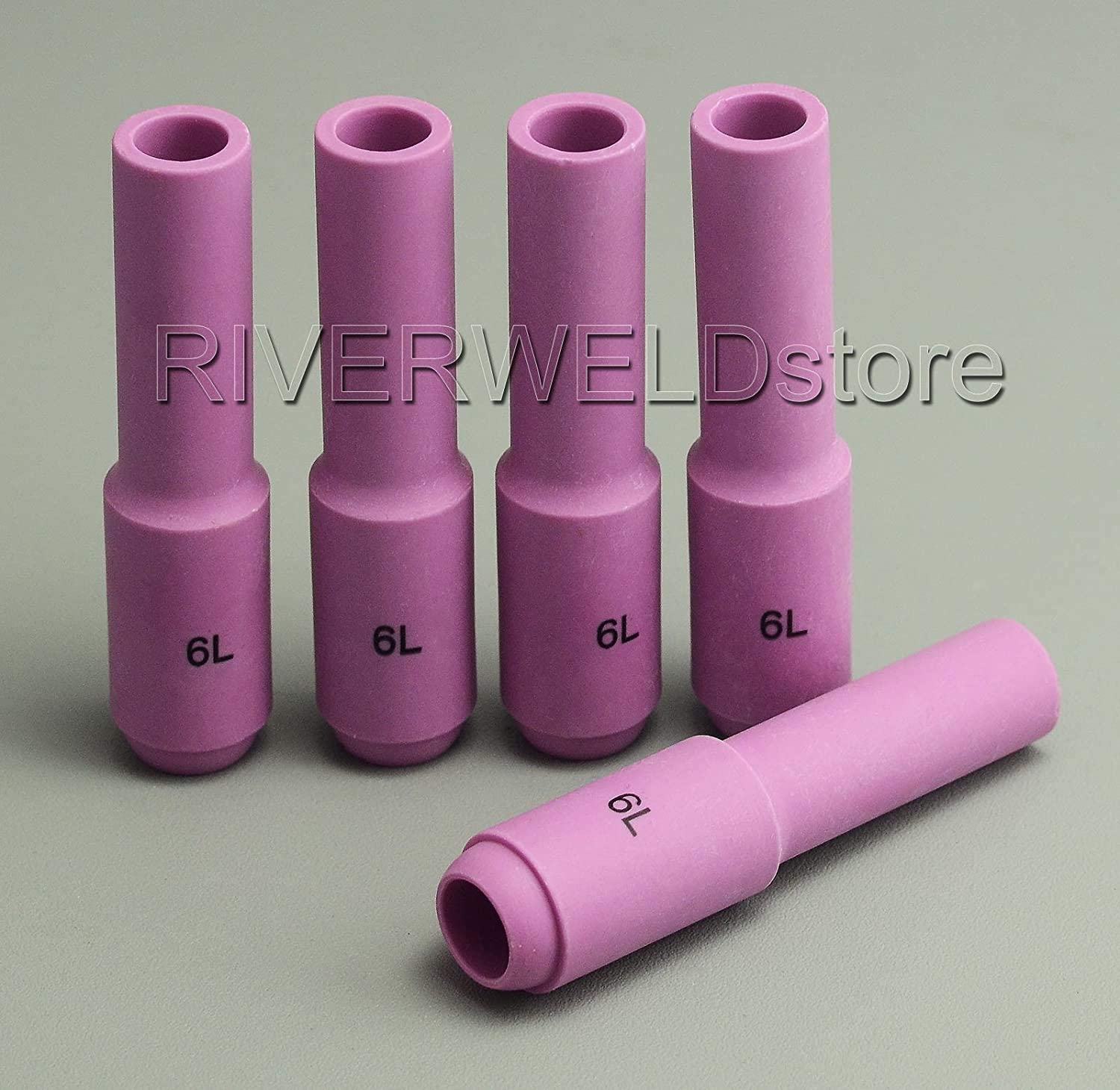 TIG Alumina Nozzles Ceramic Cup Long 10N48L #6 3/8" Orifice Fit SR PTA DB WP 17 18 26 TIG Welding Torch 5pk