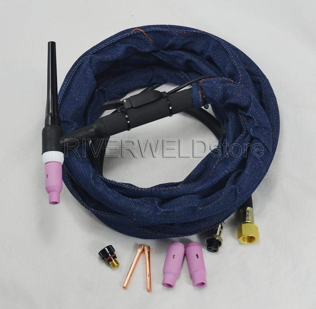 WP-17 SR-17 12-Feet 150Amp Air-Cooled Tig Welding Torch Complete Cowboy Cover