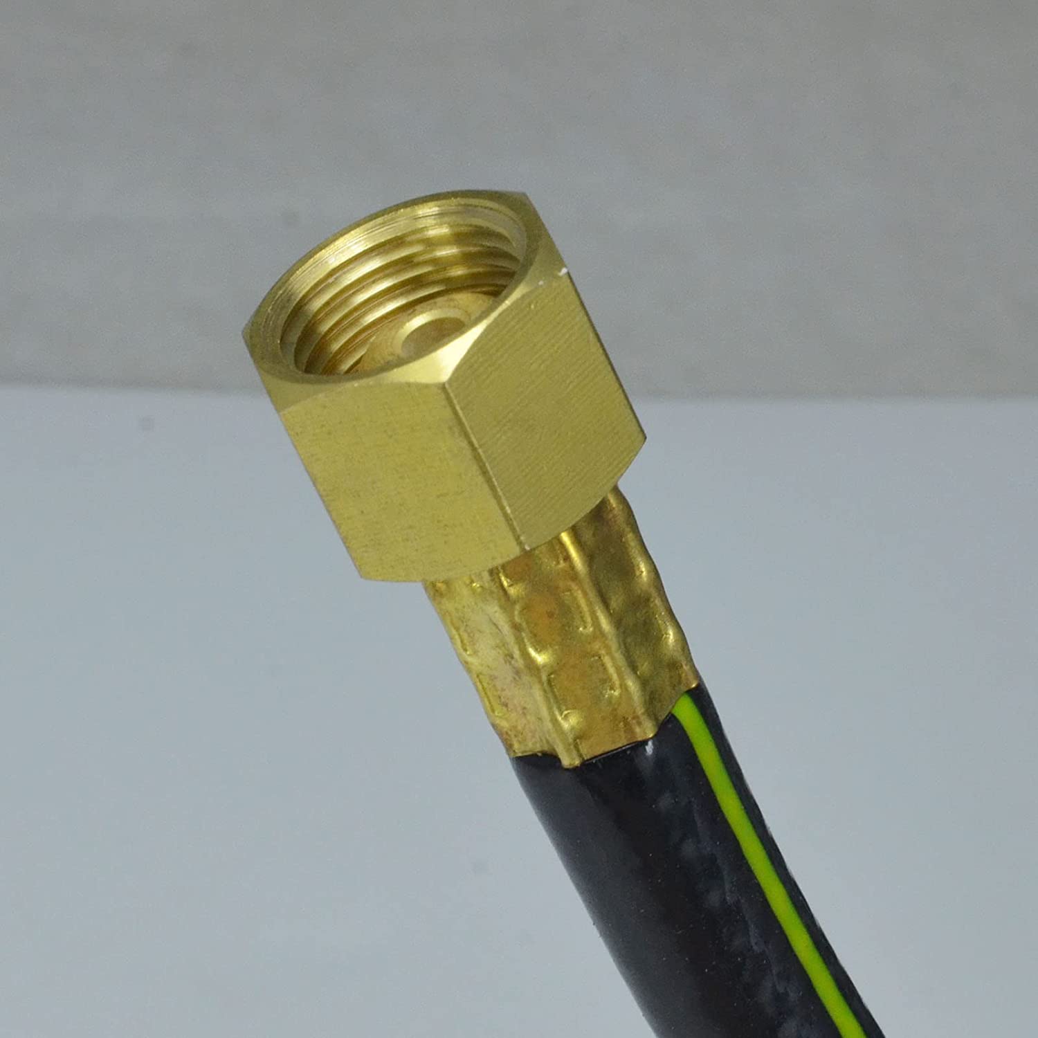 Power Cable Hose for SG-55 Plasma Cutter Torch 12" Feet Wire 6mm2 Connector 3/8-24 Inside M16x1.5 (SG-55 12")