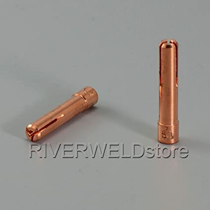 TIG Stubby Collet 10N23S (1.60mm x 29mm) for PTA DB SR WP 17 18 26 TIG Welding Torch 10pk