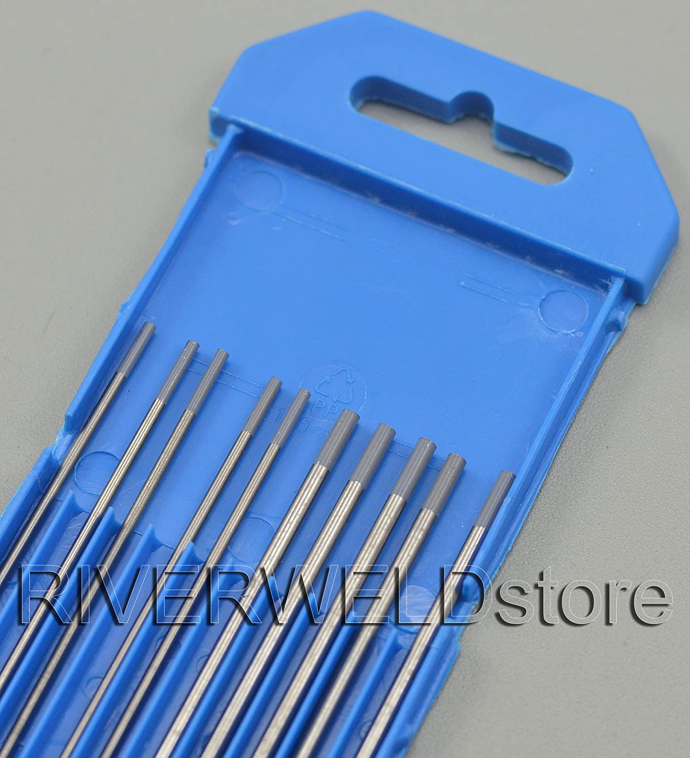 2% Ceriated WC20 Grey TIG Welding Tungsten Electrode (1/16" 3/32" 10pcs)