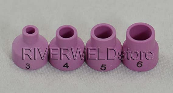 TIG Collet Body Alumina Nozzle Ceramic Cup Fit WP24 WP 24 TIG Welding Torch 13pcs