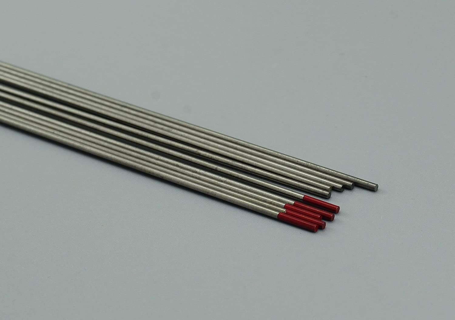 TIG Welding Tungsten Electrode 1/16?? x 6?? 2% Thoriated WT20 Red Tips Pack of 10