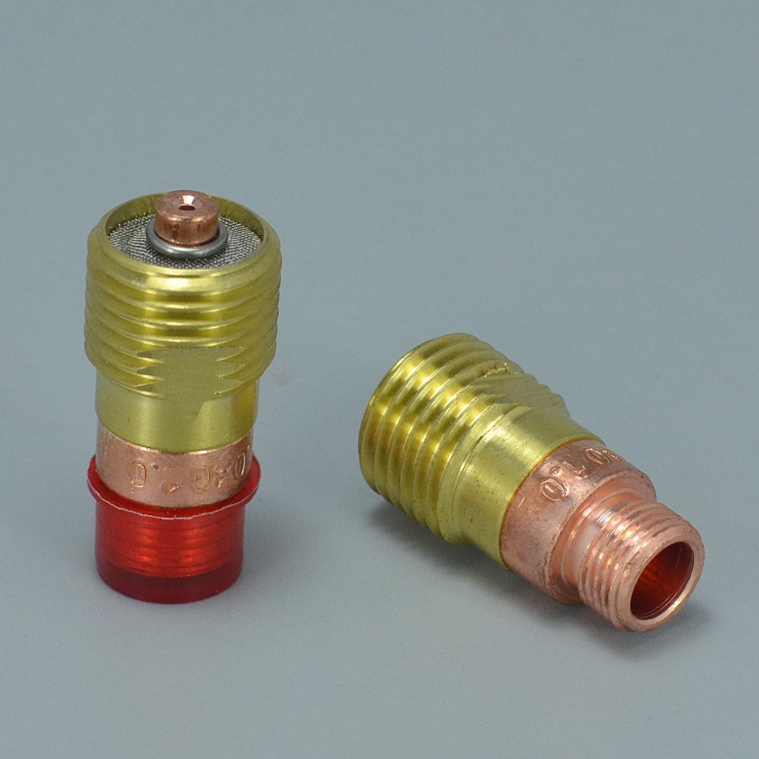 TIG Stubby Gas Lens 17GL040 0.040?? & 1.0mm Orifice Fit SR WP 17 18 26 TIG Welding Torch 3pk