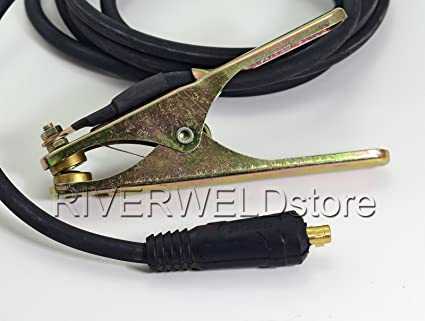 200A Groud Earth Clamp + 10-25mm2Plug + 3 Metre Lead 16mm2 Wire Fit MMA ARC