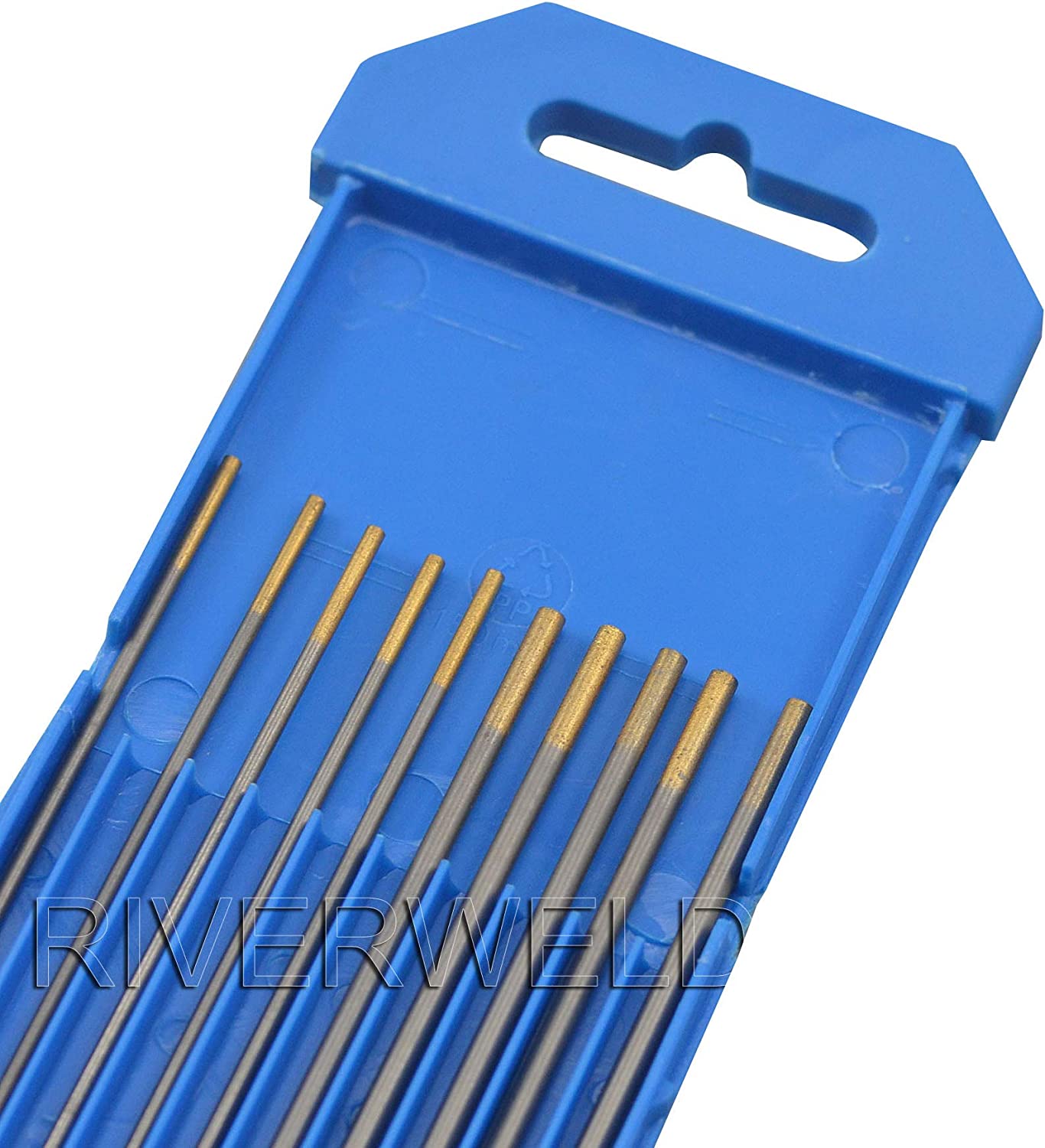 1.5 Percent Lanthanated TIG Tungsten Electrode WL15 Gold Assorted Size 10PCS 