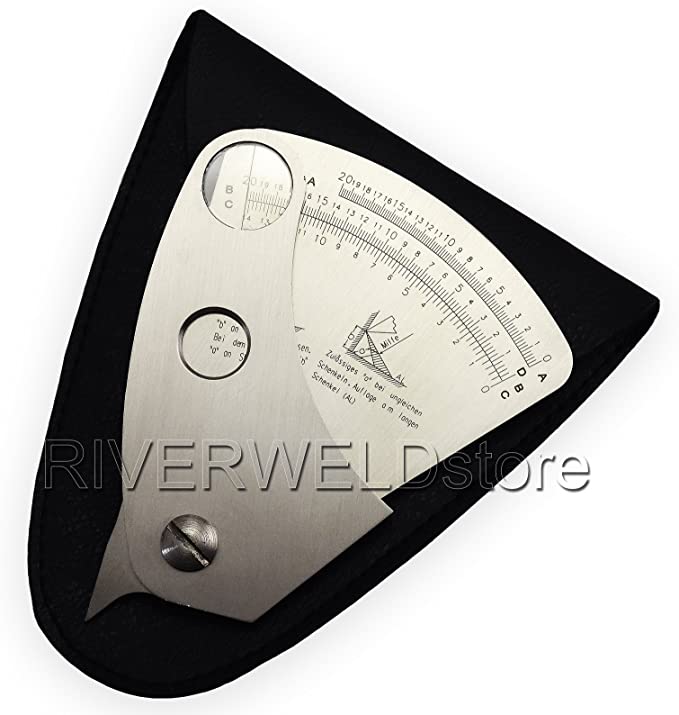 Fan-shaped Welding Gauge Gage Welding Test Ulnar Inspection HJC-100 Type