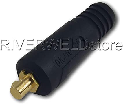 RIVERWELD TIG Welding Cable Panel Connector Socket Quick Fitting DKJ10-25 (#6-#4) 16-25 SQ-MM 2pcs