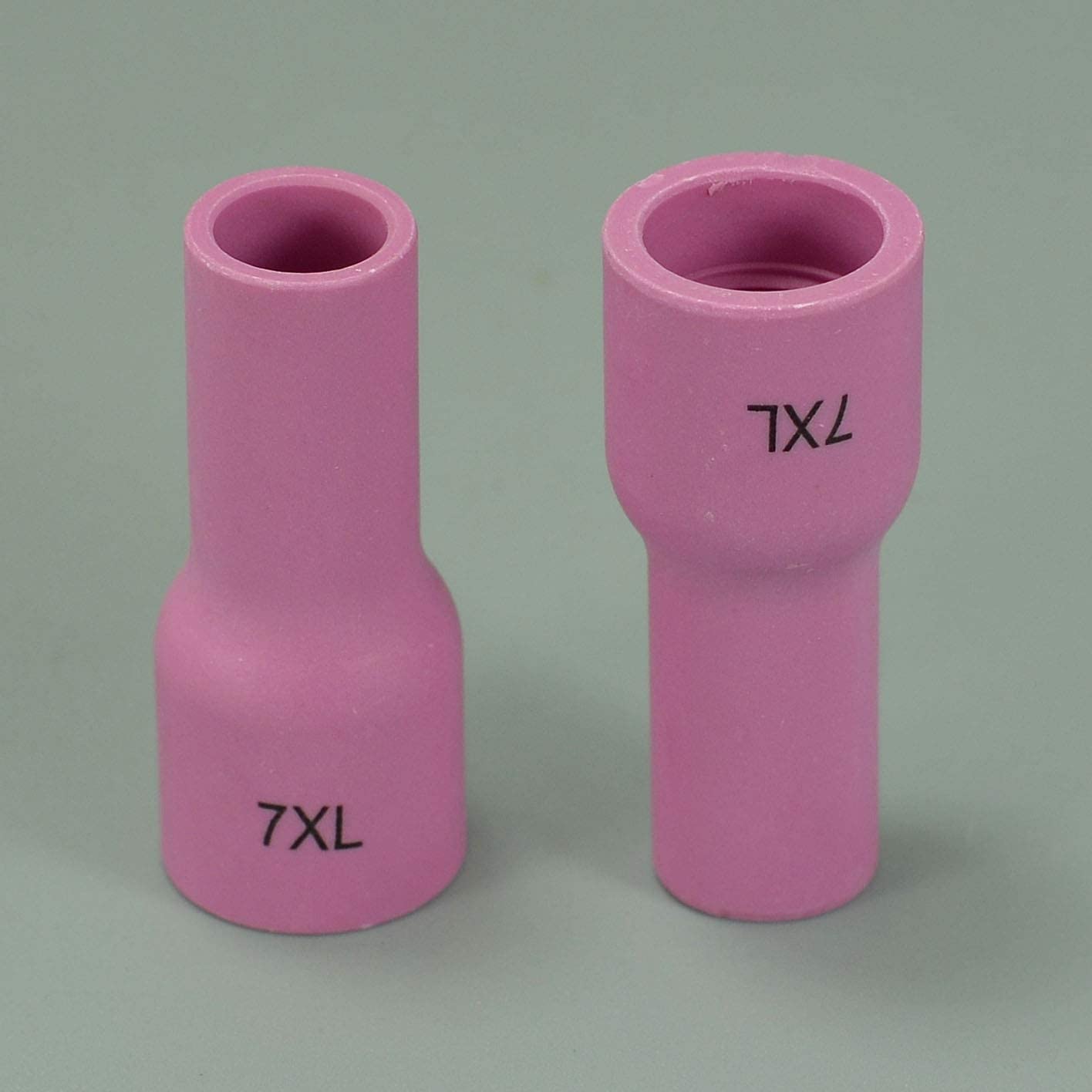 TIG Gas Lens Aluminia Nozzle Ceramic Cup Extra Long 53N61XL (#7XL 7/16" Orifice) for SR WP 9 20 25 TIG Welding Torch 10pk