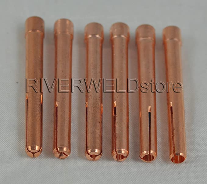 TIG Gas Lens Collets Body Back Cap Alumina Nozzle Kit For QQ300 CK SR WP 17 18 26 TIG Welding Torch 55pcs