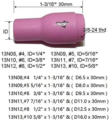 TIG KIT Collet Bodies TIG Back Cap Fit PTA DB SR WP 9 20 25 TIG Welding Torch 9pcs