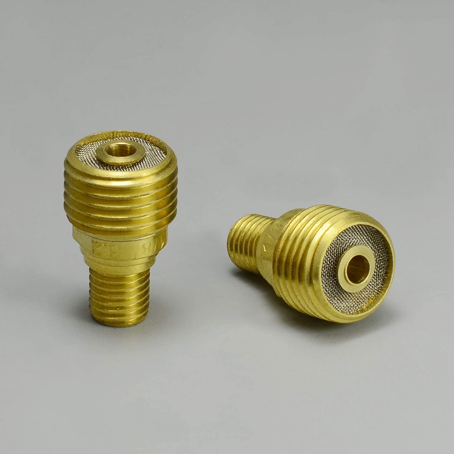 TIG Gas Lens Collet Body 45V45 (1/8" & Ø3.2mm Orifice) Fit SR DB PTA WP 9 20 25 TIG Welding Torch 3pk 