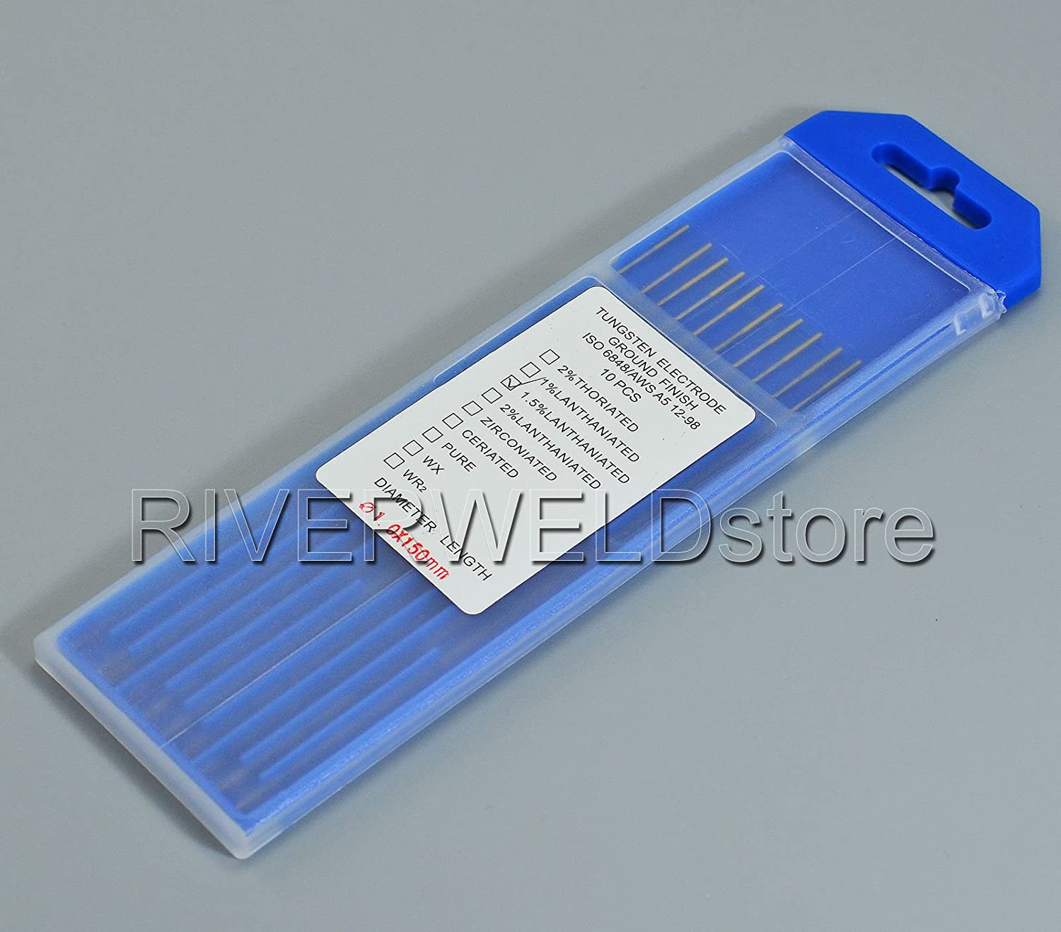 1.5 Percent Lanthanated WL15 Gold TIG Welding Tungsten Electrode 1.0x150mm 10PK