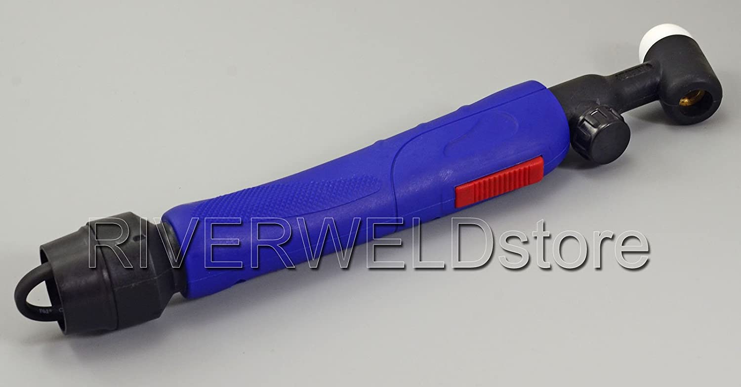 RIVERWELD WP-17 SR-17 TIG Welding Torch Head Body 150Amp Air-Cooled (17V Valve Euro)