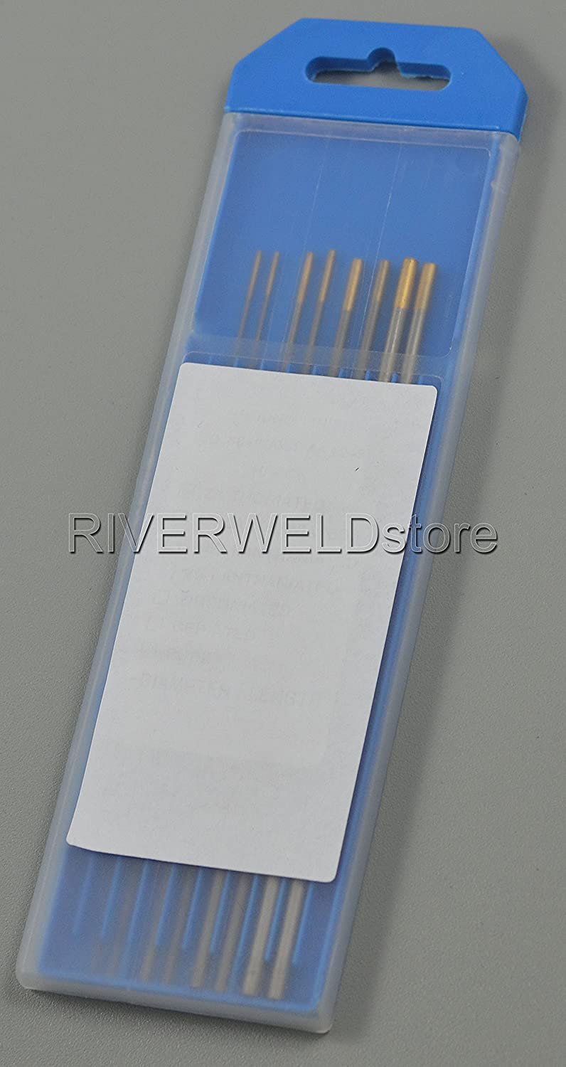 1.5 Percent Lanthanated TIG Welding Tungsten Electrode WL15 Assorted Size 8pcs